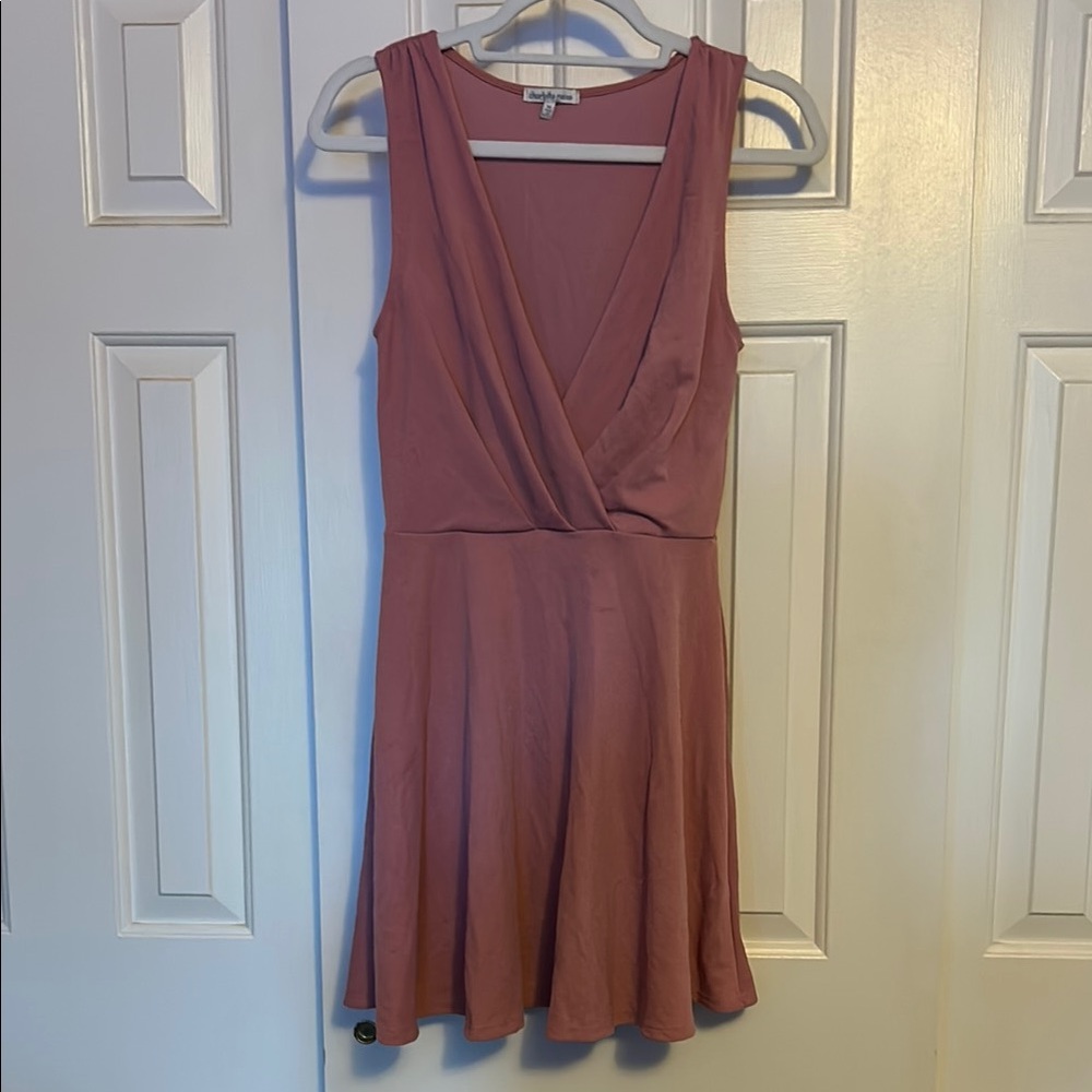 Elegant Sleeveless Pink Dress